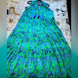 Lilly Pulitzer Malone “Keepin it Reel” maxi dress